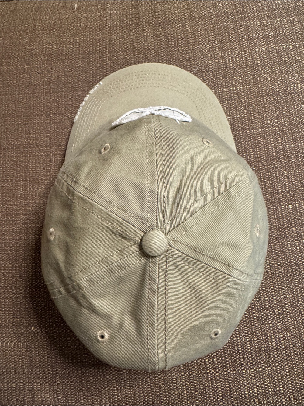 Life is Good Be Kind Heart Chill Cap Khaki Green Adjustable Hat OS - Picture 7 of 10